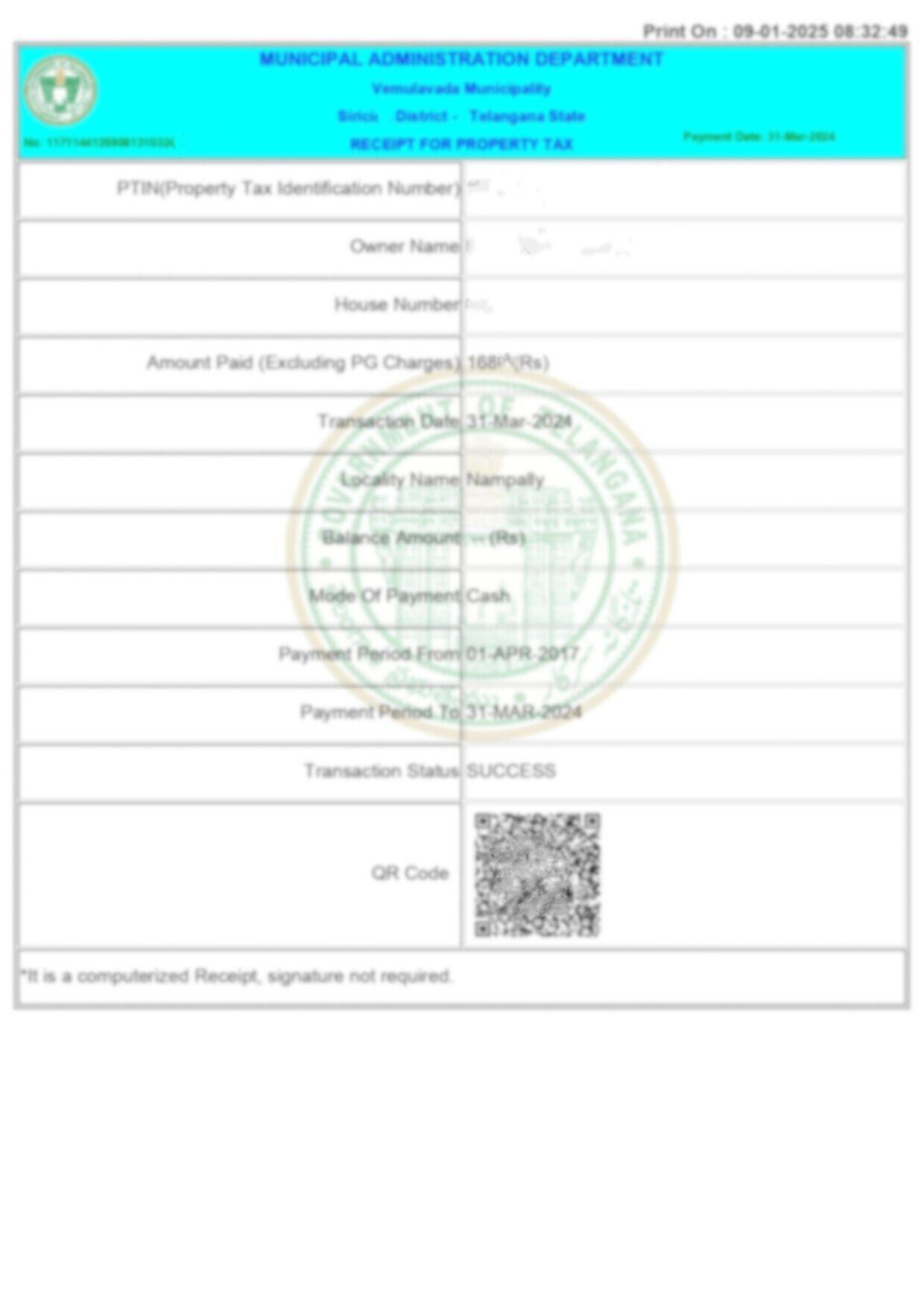 Property Tax Details